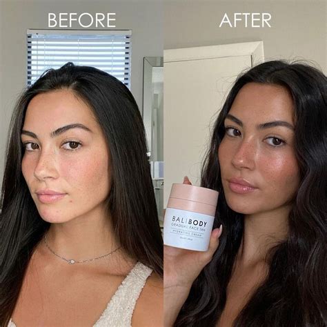 bali body tan before and after